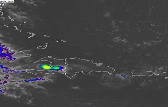 Showers due to trough and hot temperatures