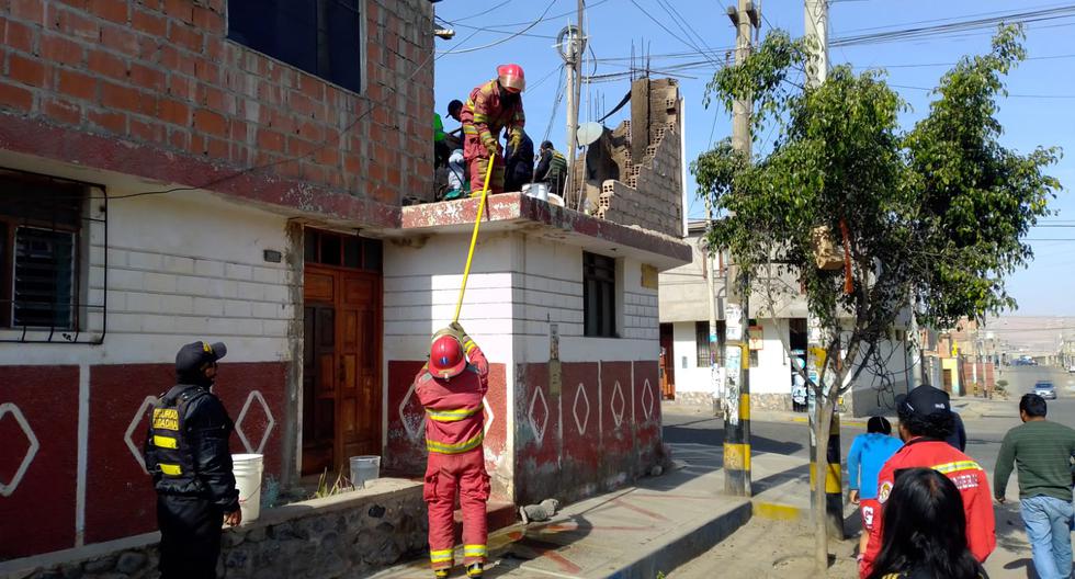 Tacna: Family prepared a grill and the second floor of the house burned