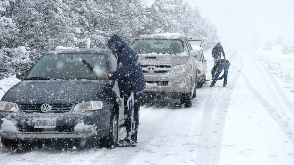 The SMN launched a weather alert in Patagonia