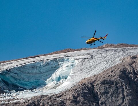 The death toll from the calving of a glacier in Italy rises to seven