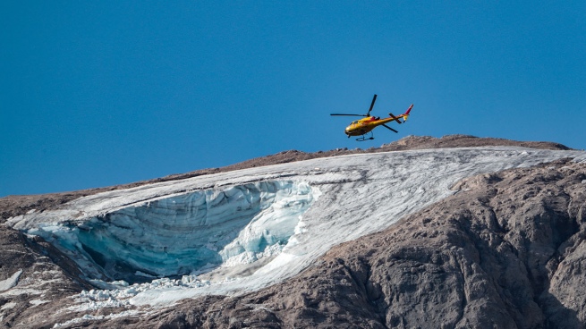 The death toll from the calving of a glacier in Italy rises to seven