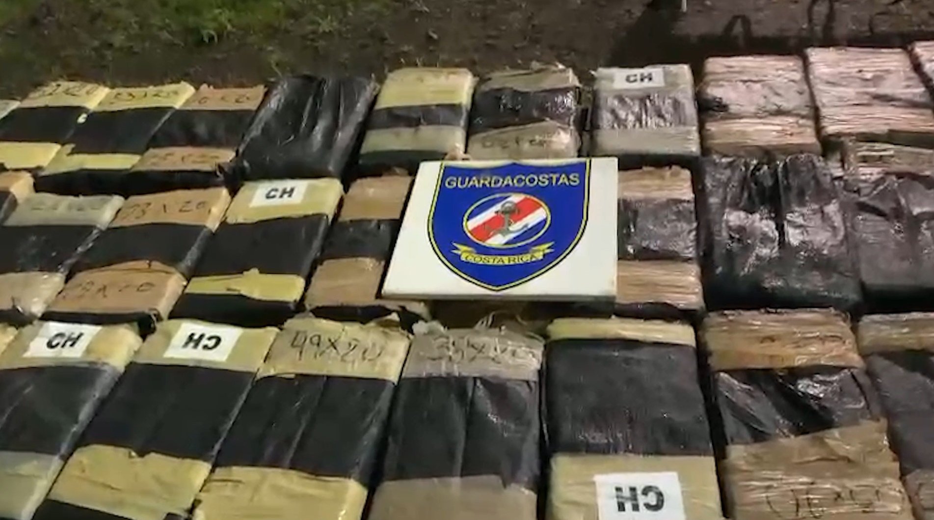 They arrest a Nicaraguan with more than a ton of cocaine in Costa Rica