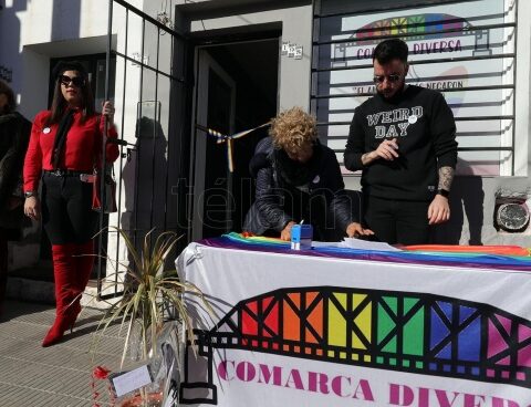 They inaugurated in Viedma a space for support and help for the LGBTIQ community