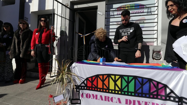 They inaugurated in Viedma a space for support and help for the LGBTIQ community