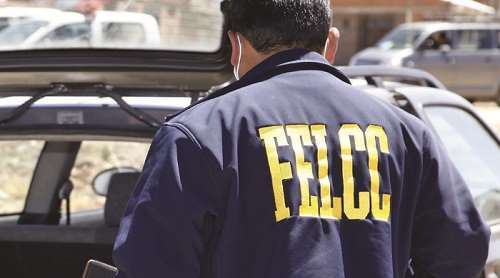 Agente de la Felcc/Foto archivo