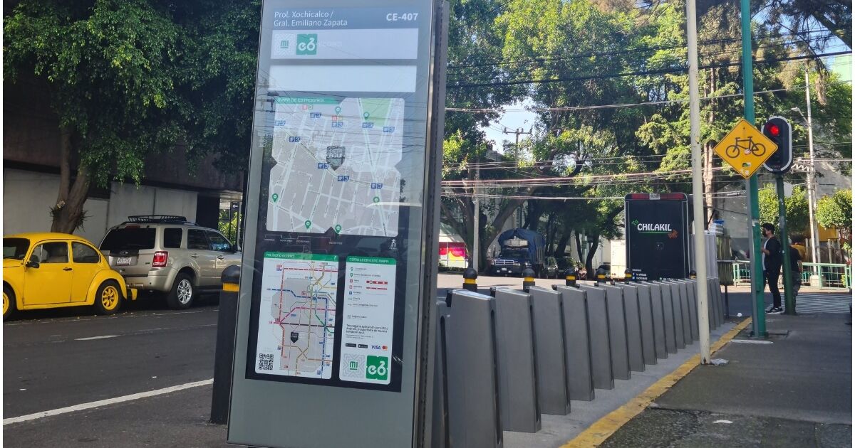 This is how the new Ecobici stations are in CDMX