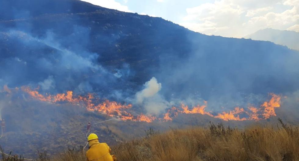 Threatening fires in Peru