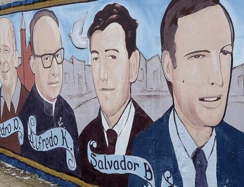 Tribute to the Pallottine martyrs in the former Esma, 46 years after the San Patricio Massacre