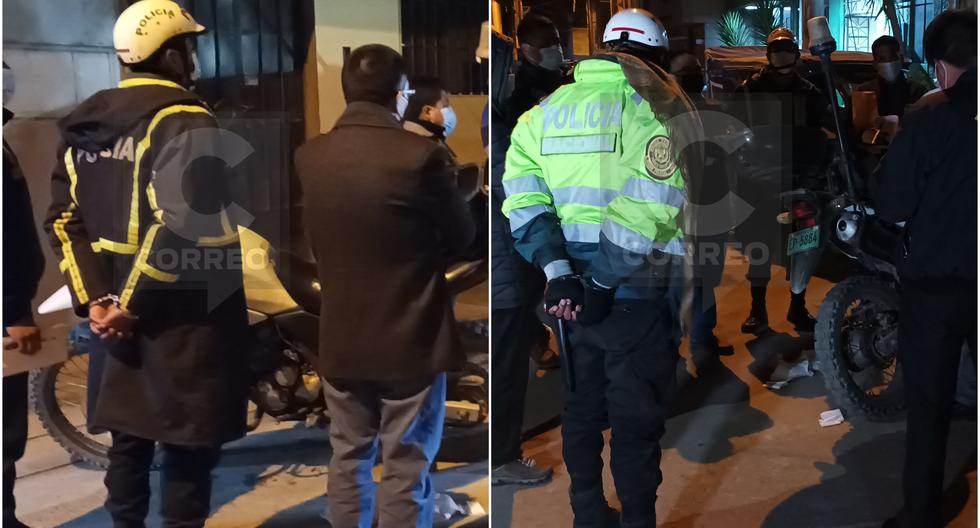 Two policemen who were found with alleged bribery of S / 100 in Huancayo intervene (VIDEO)
