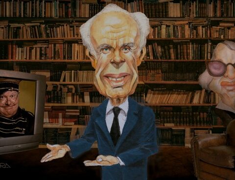 Watching with Bioy Casares "The Benny Hill Show"