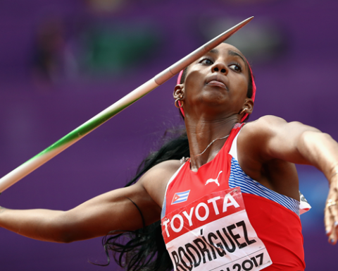 La cubana Yorgelis Rodríguez. Foto: World Athletics.