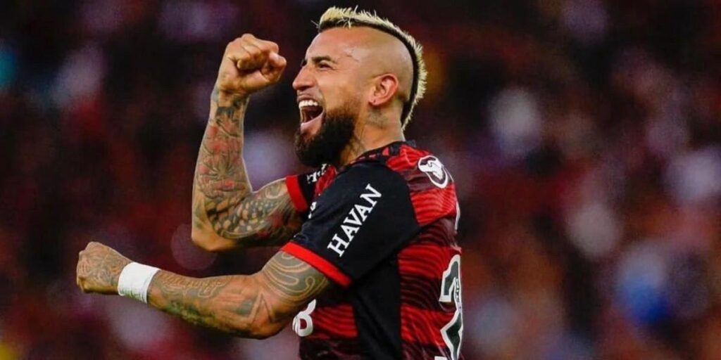 4-1: Arturo Vidal already scores with Flamengo