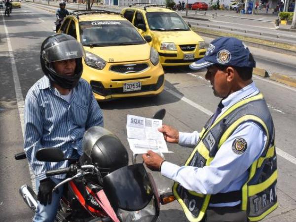 61% of motorcycles in Colombia do not have the current Soat