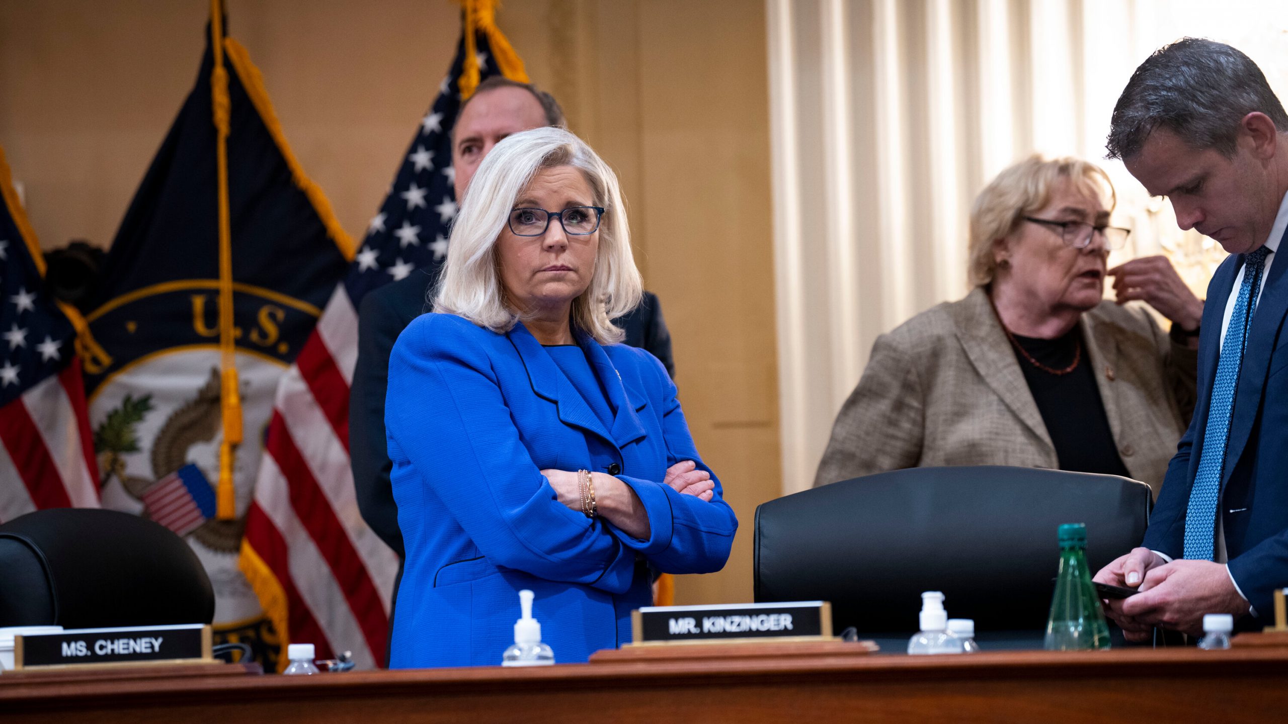 La congresista republicana Liz Cheney durante las audiencias sobre Donald Trump en el Congreso de los Estados Unidos. Foto: AP / Archivo.