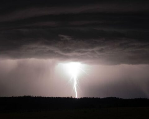 A lightning strike near the White House killed two people.