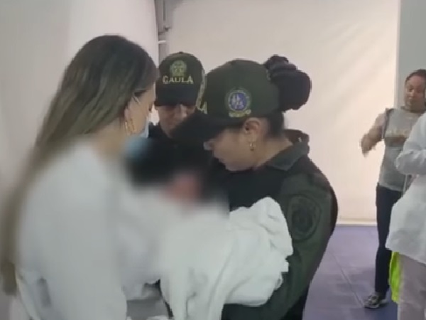 Abandoned in a cardboard box, this is how they found a baby who had been kidnapped in Cúcuta