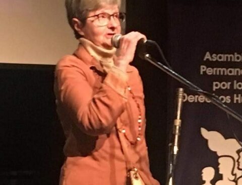 Alicia Herbón, honorary president of the APDH, passed away