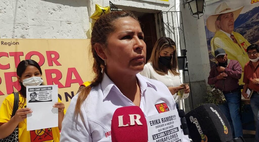 Arequipa: Miraflores candidate denounces the appearance of flyers with sexist messages against her