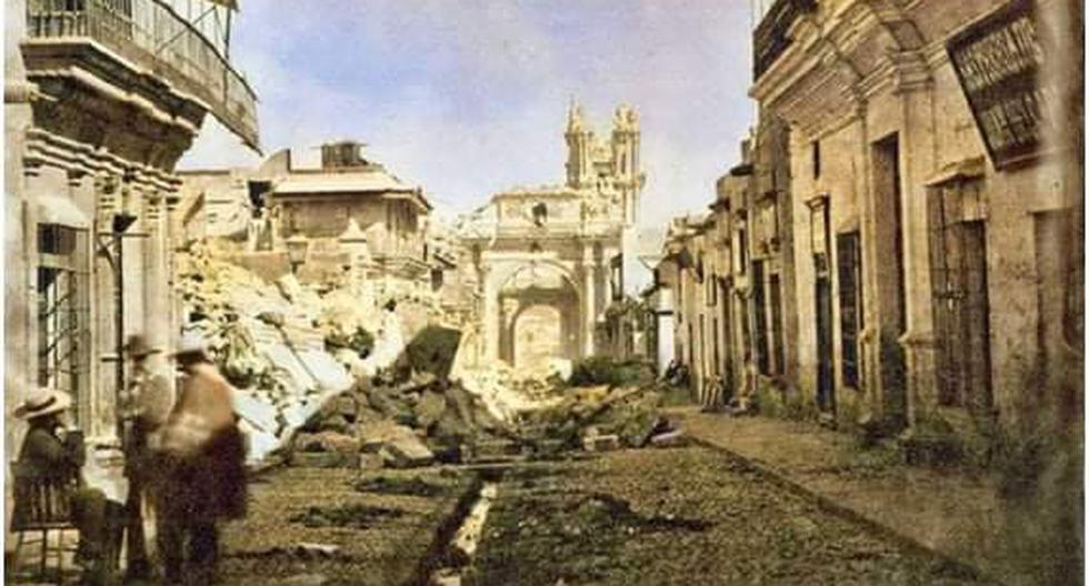 Arequipa was destroyed on a day like today in 1868