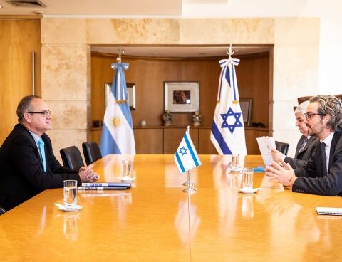 Argentina and Israel highlighted the "excellent state of the bilateral relationship"