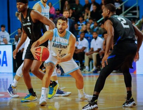 Argentina recovered and defeated Bahamas in Mar del Plata