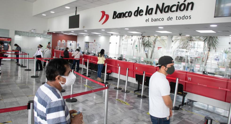 Banco de la Nación: More than 400 agencies will attend this Monday, August 29 declared a holiday