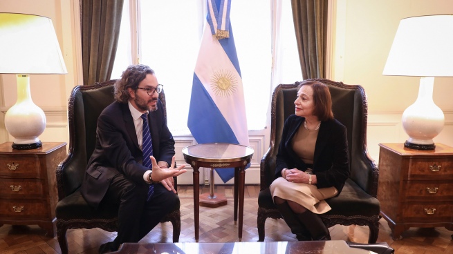 Cafiero received the head of the Council of the Americas and called "invest in the country"