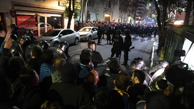 Cristina Kirchner denounced repression and blamed Larreta, whom she compared to Macri