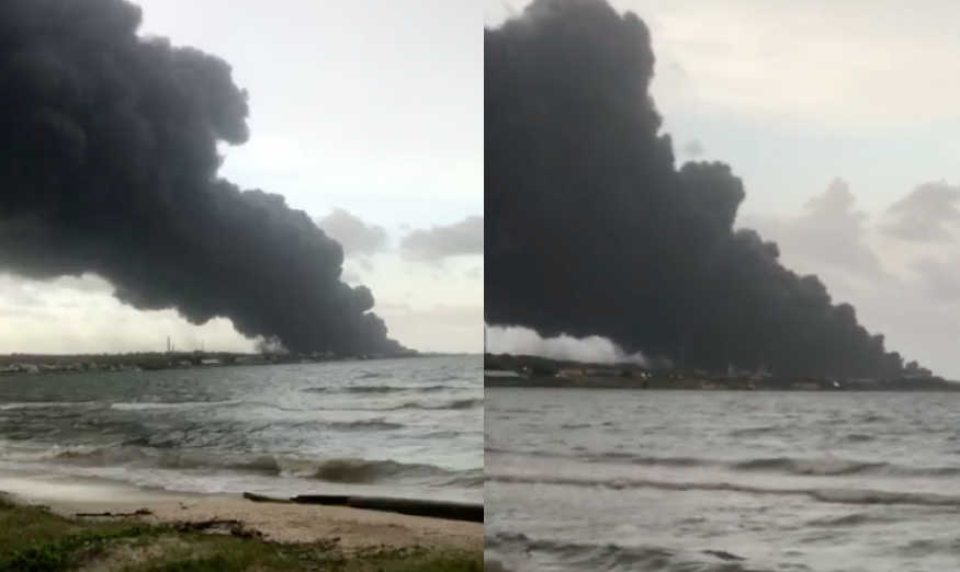 incendio Matanzas Cuba