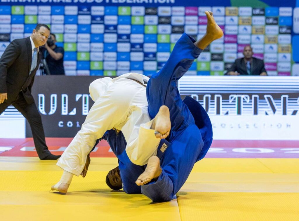 Combate final de la división de +100 kilogramos. Foto: Tomada de www.ijf.org