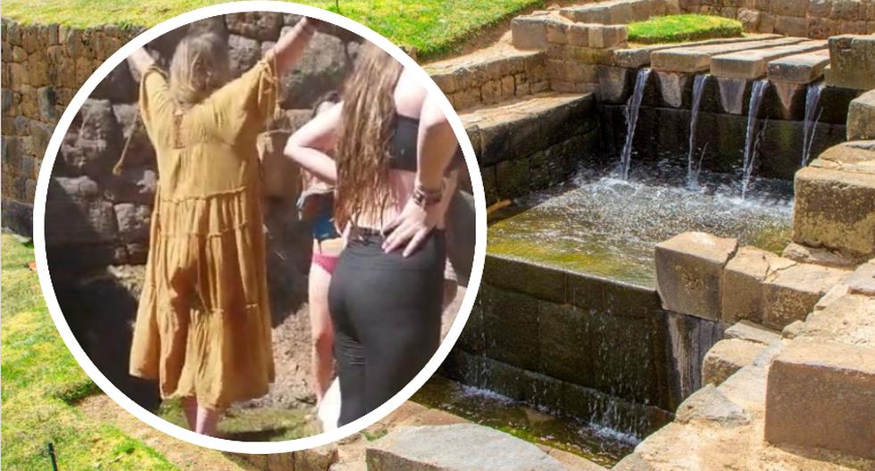 Cusco: tourists bathe naked in the archaeological center and are now wanted by the Police (VIDEO)