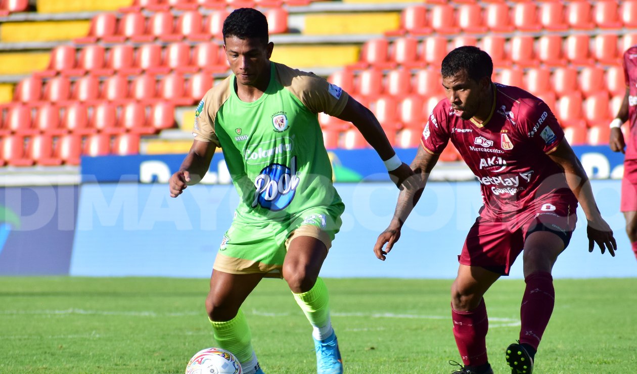 Deportes Tolima saved a draw against Jaguares with a goal at minute 95
