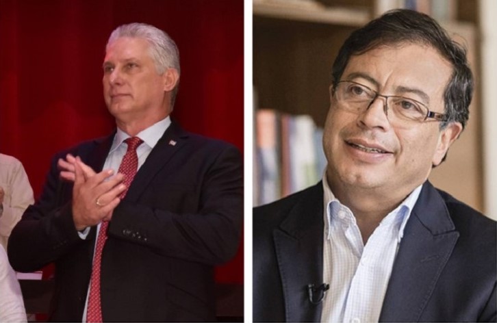 díaz-canel, gustavo petro, colombia