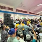 Act of support for the candidacy of Francisco Domínguez Brito for the presidency by the PLD in Bonao