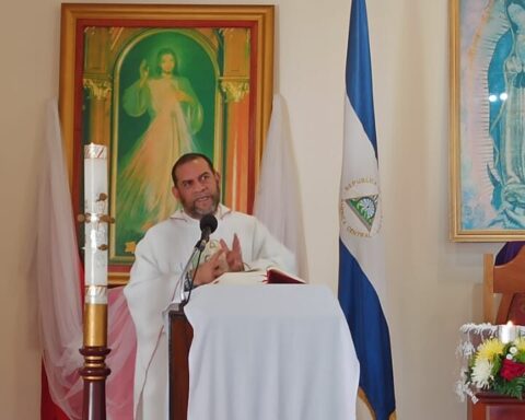 Father Ramiro Tijerino, suffering from hypertension and diabetes, imprisoned in "El Nuevo Chipote"
