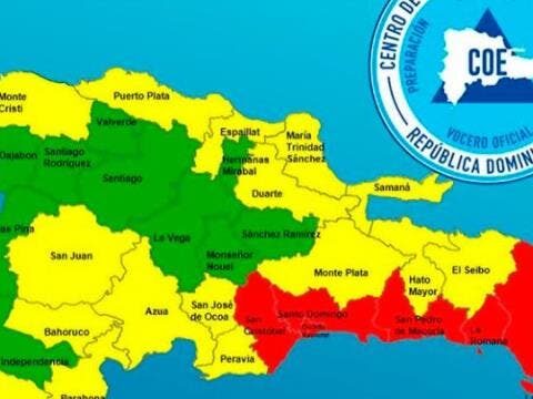 Cinco provincias siguen en alerta roja por persistencia de lluvias