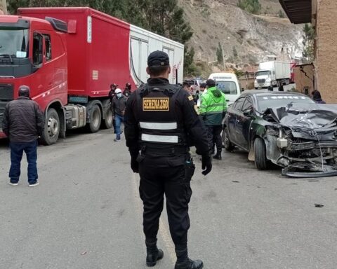 Four saved from dying in a car crash with a truck in Tarma