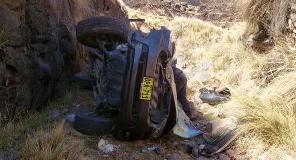 Four traffic accidents on the roads of Huancavelica