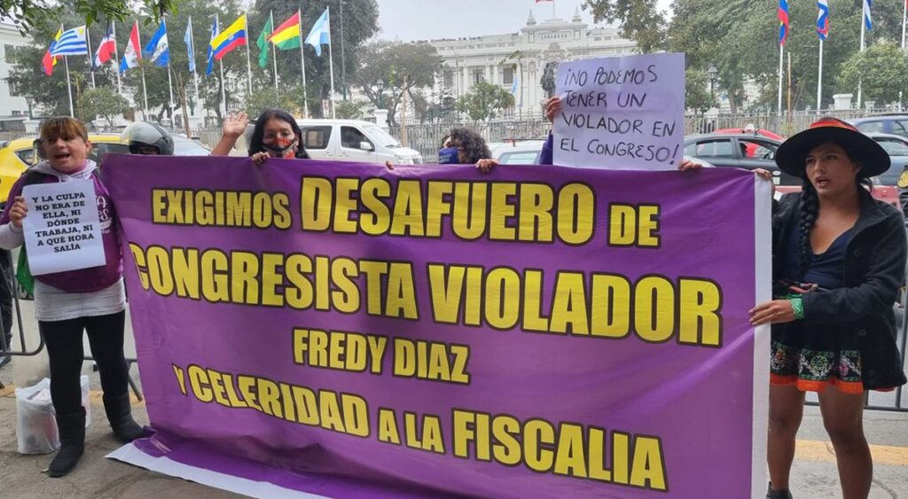 Freddy Díaz: groups demand the immunity of the parliamentarian accused of rape