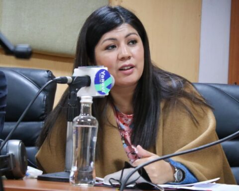Governor of Arequipa, Kimmerlee Gutiérrez, says that her management is transparent