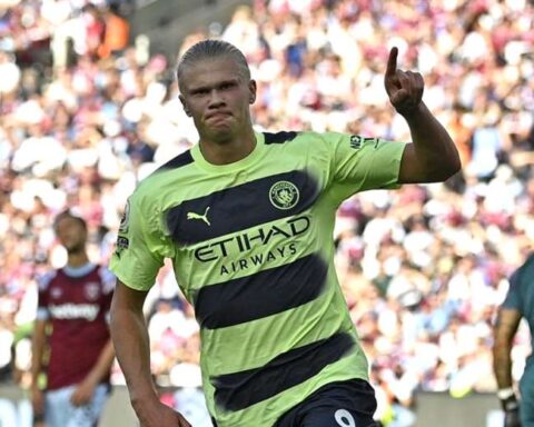 Haaland debuted in the Premier League with a brace to win Manchester City