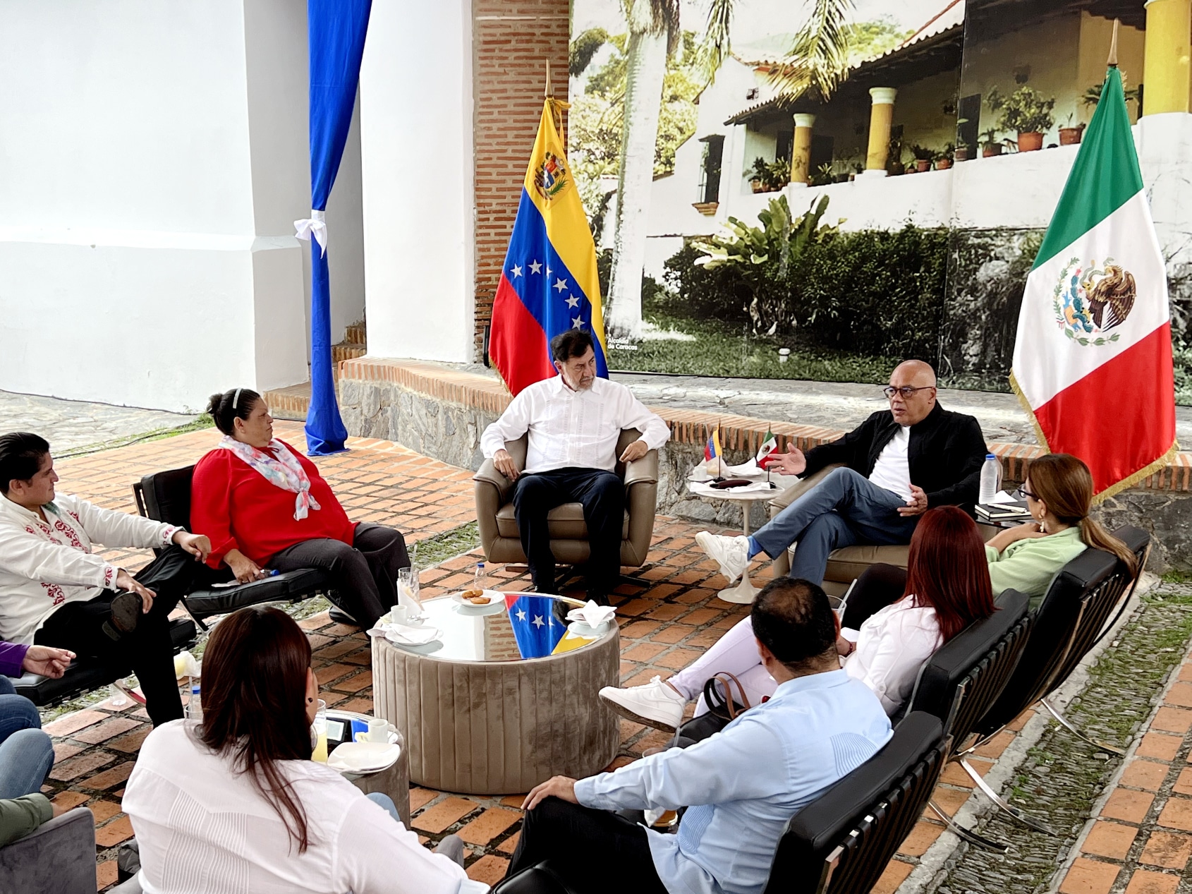 Head of the AN received the group of Mexican parliamentarians