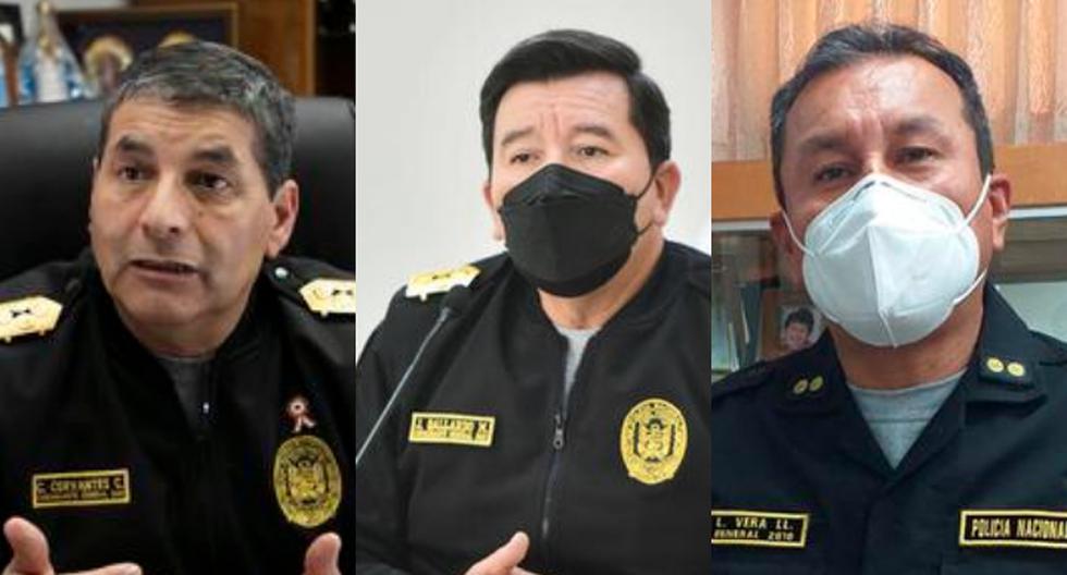 How many general commanders has the Police had in 13 months of the Government of Pedro Castillo?