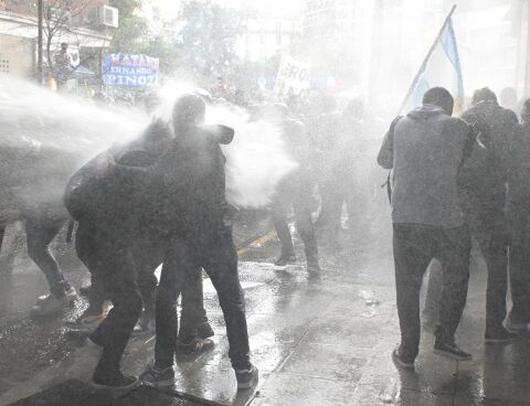 How was the repression in front of Cristina's home