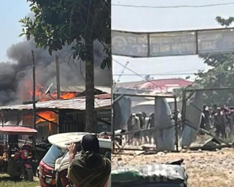 Informal miners burn police base in Madre de Dios: confrontation left 19 injured
