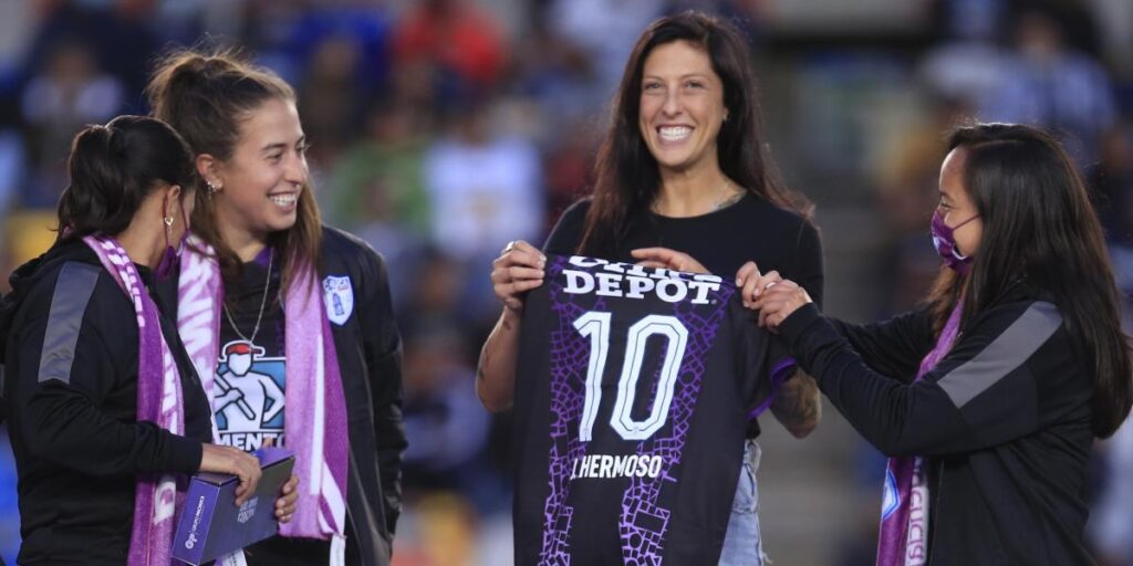 Jenni Hermoso signs up to be champion with Pachuca and play the World Cup