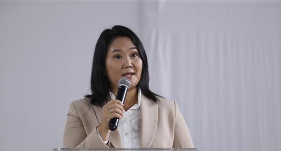 Keiko Fujimori announces that the Constitution Commission will prioritize the early elections project