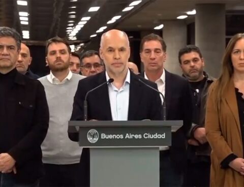 Larreta asked that Cristina "take responsibility for the protesters to withdraw"