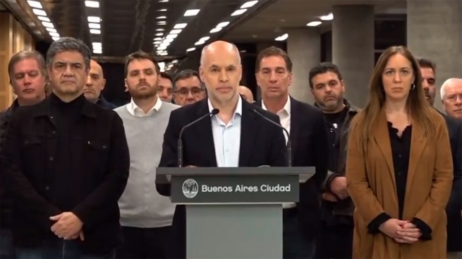 Larreta asked that Cristina "take responsibility for the protesters to withdraw"