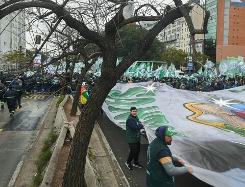 Leaders add voices of support to the mobilization of the trade union centrals